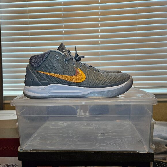 Nike Kobe A.D. Mid Grey Snake Men's Size 11.5 RARE - Picture 1 of 6